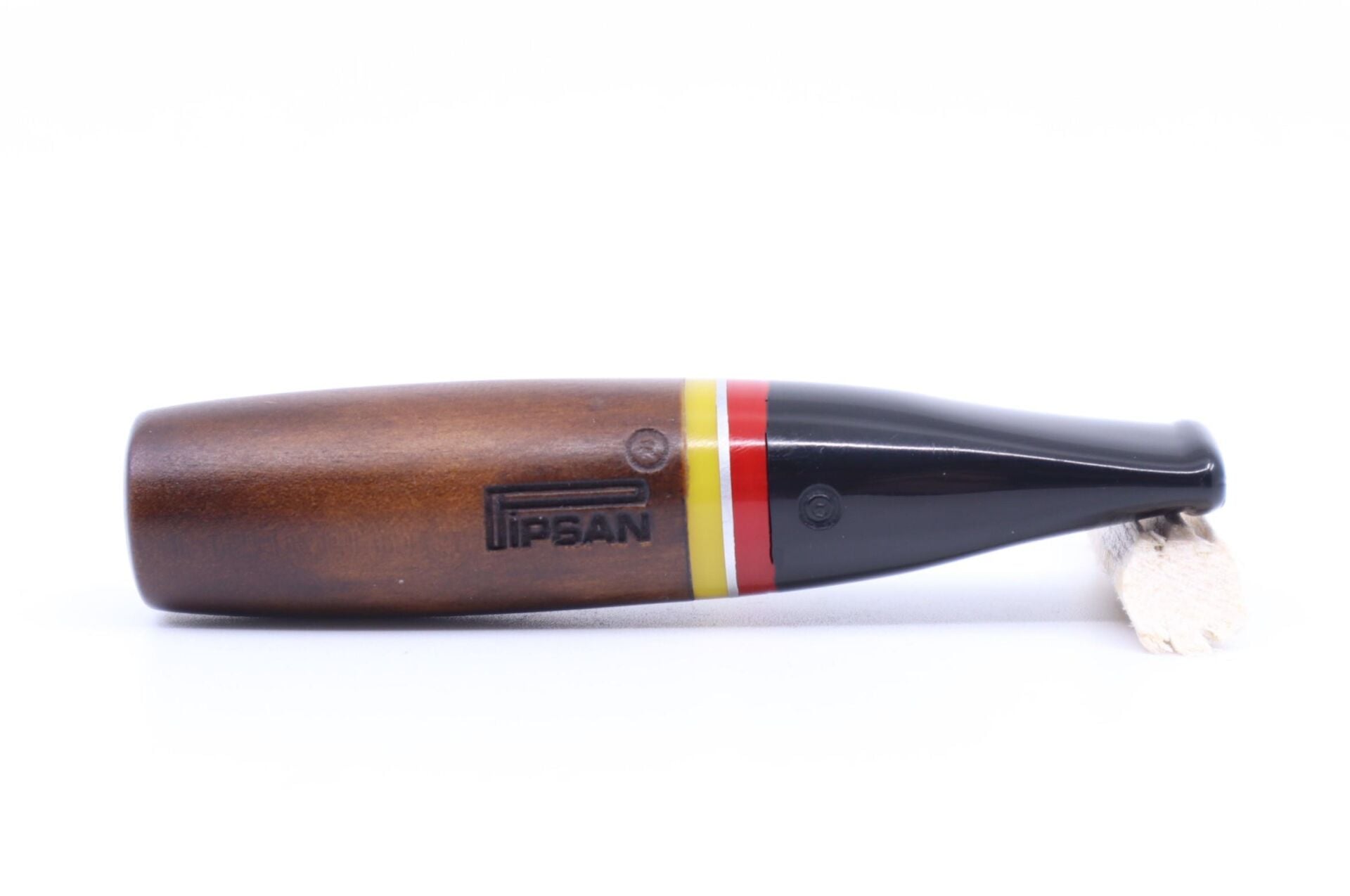 Pipsan Toscanello  Backwoods Ağızlık Kahverengi - Sarı/Kırmızı Şeritli