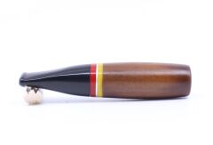 Pipsan Toscanello  Backwoods Ağızlık Kahverengi - Sarı/Kırmızı Şeritli