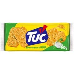 Tuc Sour Cream & Onion - Ekşitilmiş Krema Soğan Aromalı Kraker 100 g