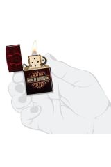 Zippo Harley Davidson Crimson Ember Dizayn Çakmak