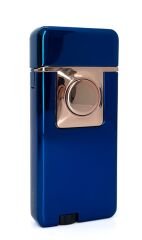 Çift Yanma Fonksiyonlu Metal Çakmak Şık Tasarım - Lacivert