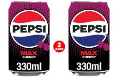Pepsi Max Cherry No Sugar - Kiraz ve Kola Aromalı Şekersiz Gazlı İçecek (2 ADET)