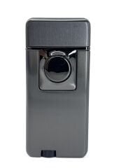 Çift Yanma Fonksiyonlu Metal Çakmak Şık Tasarım - Füme