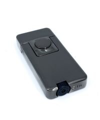 Çift Yanma Fonksiyonlu Metal Çakmak Şık Tasarım - Füme