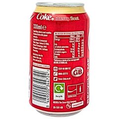 Coca Cola Cherry Float - Kiraz ve Vanilya Aromalı Gazlı İçecek 330 ml