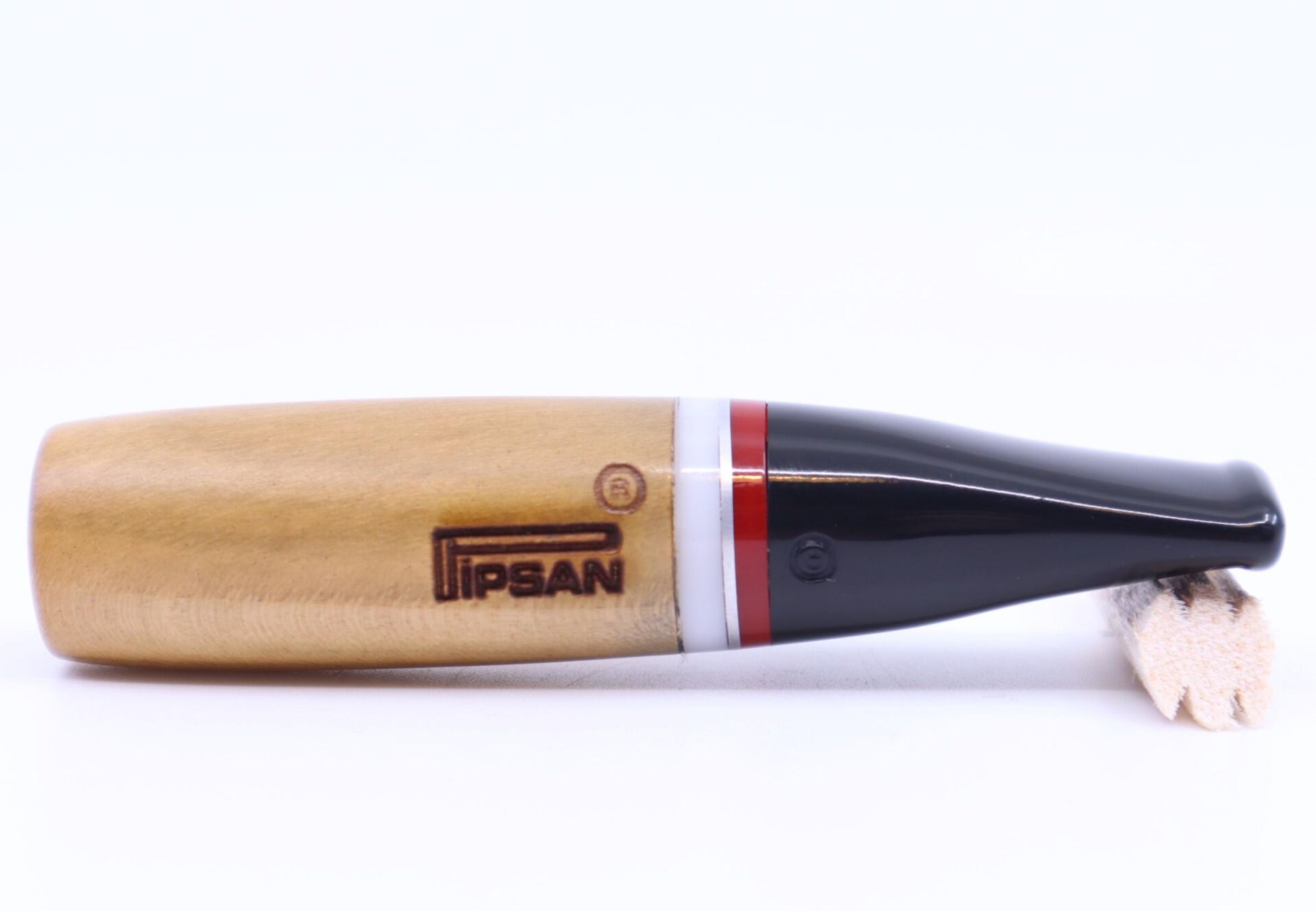 Pipsan Toscanello  Backwoods Ağızlık Naturel - Kırmızı/Beyaz Şeritli
