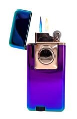 Çift Yanma Fonksiyonlu Metal Çakmak Şık Tasarım - Spektrum