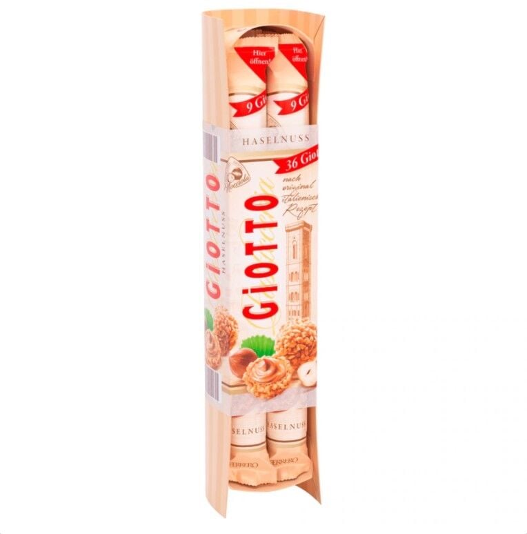 Ferrero Giotto Haselnuss Fındıklı-Yağsız Süt Krema Dolgulu 4'lü Çikolata