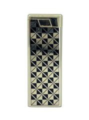 Metal Mum Alev Slim Çakmak Parlak Sarı Model -1