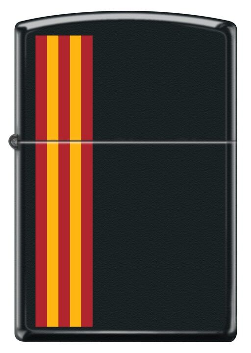 Zippo Sarı Kırmızı Çizgili Dizayn Çakmak