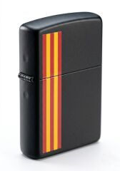 Zippo Sarı Kırmızı Çizgili Dizayn Çakmak