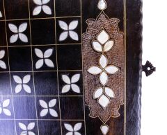 Ceviz Ağacı Sedef Kakma Ahşap Tavla Takımı
