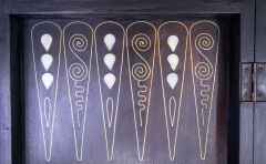 Ceviz Ağacı Sedef Kakma Ahşap Tavla Takımı