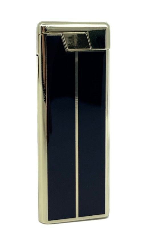 Metal Mum Alev Slim Çakmak Parlak Sarı Model - 3