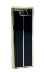 Metal Mum Alev Slim Çakmak Parlak Sarı Model - 3