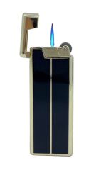 Metal Mum Alev Slim Çakmak Parlak Sarı Model - 3