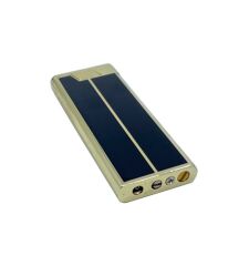 Metal Mum Alev Slim Çakmak Parlak Sarı Model - 3