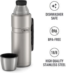 Thermos SK2010 Stainless King Large 1.2L - Matte Stainless Steel