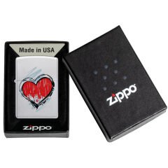 Zippo Heart Dizayn Çakmak