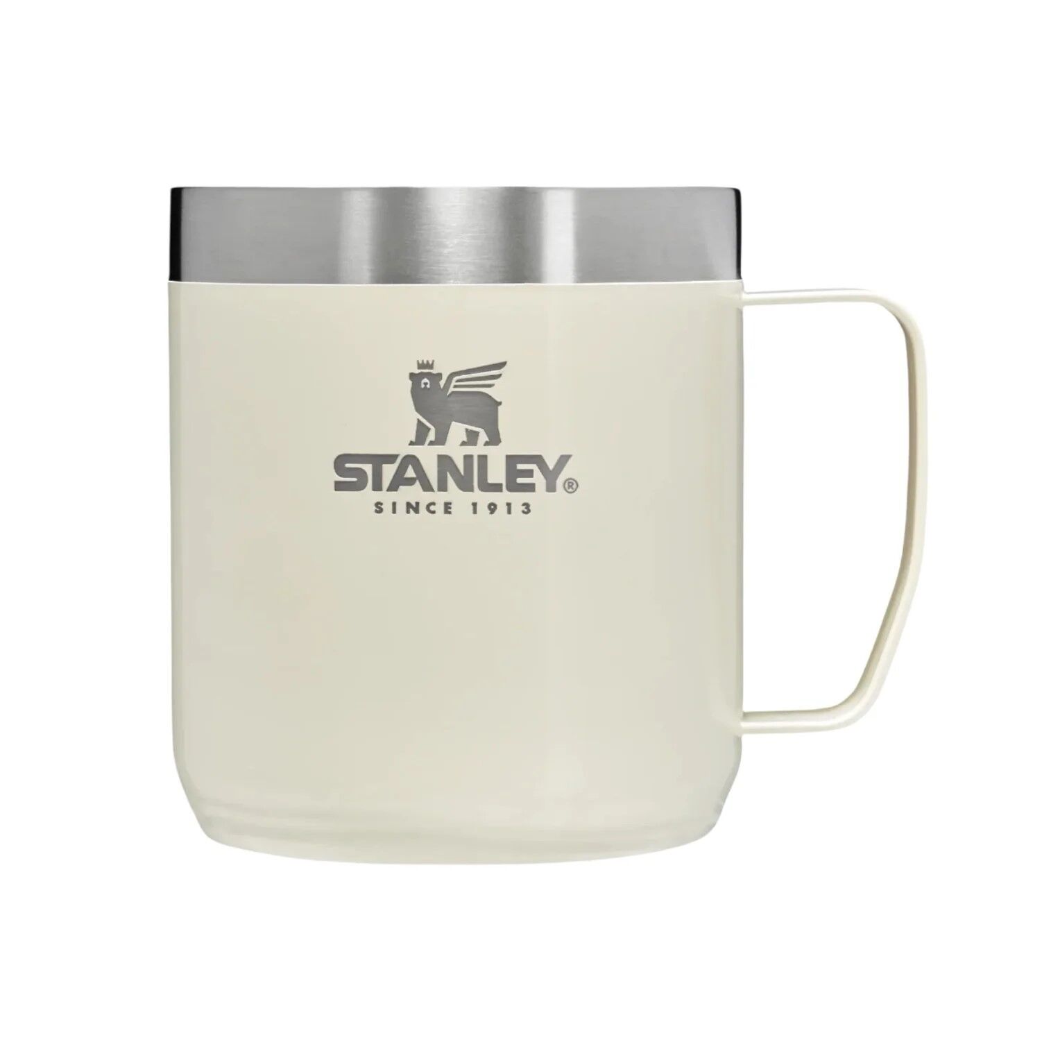 The Legendary Camp Mug Kapaklı Termos Bardak 0.35L 12oz - Cream Gloss