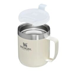 The Legendary Camp Mug Kapaklı Termos Bardak 0.35L 12oz - Cream Gloss