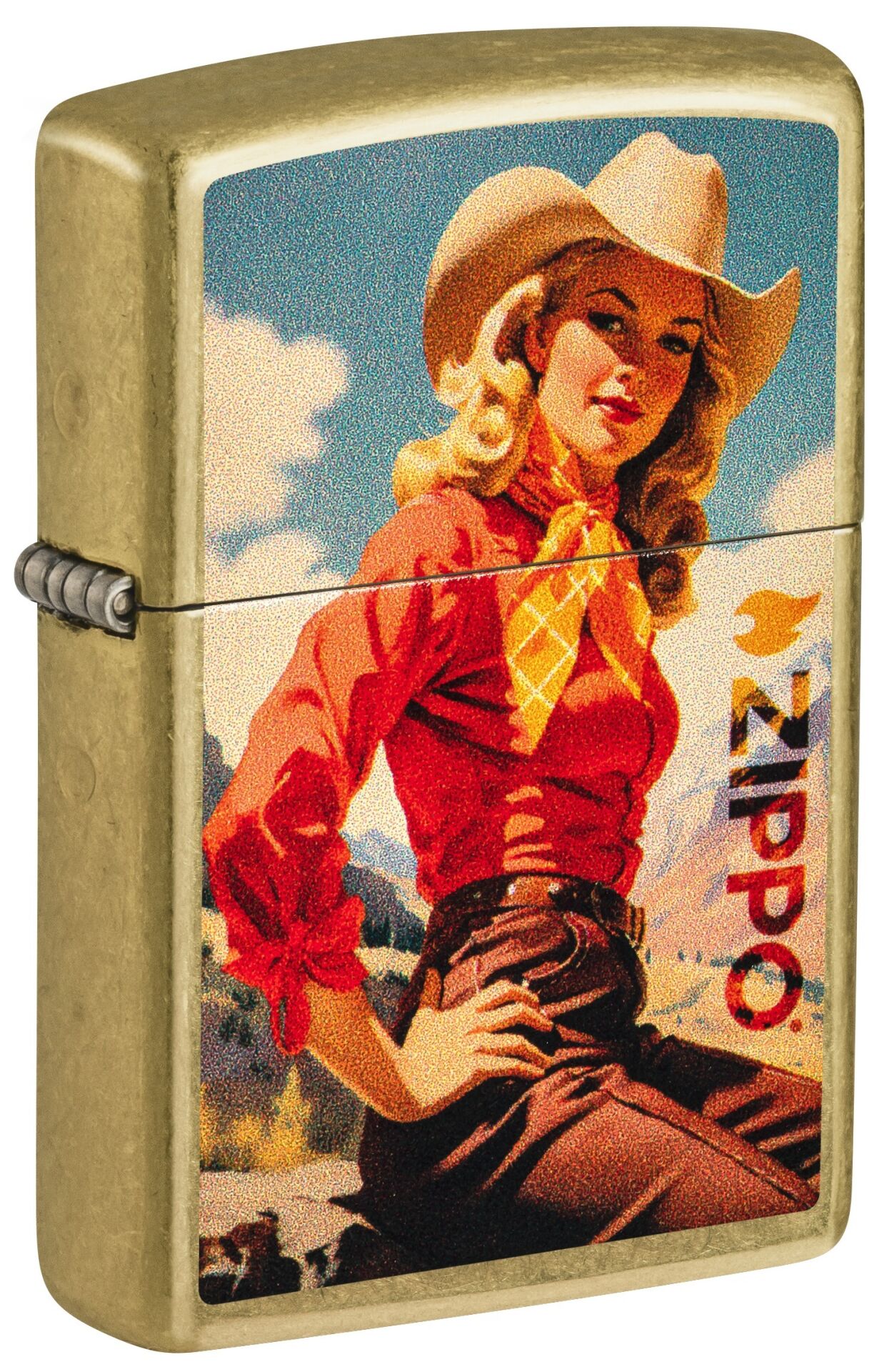 Zippo Cowgirl Dizayn Çakmak