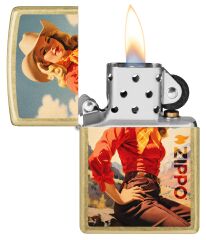 Zippo Cowgirl Dizayn Çakmak