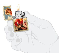 Zippo Cowgirl Dizayn Çakmak