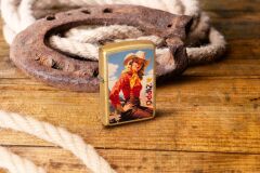 Zippo Cowgirl Dizayn Çakmak