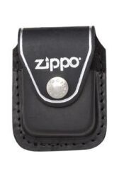 Zippo Hakiki Deri Çakmak Kılıfı Siyah