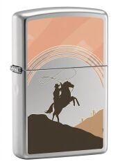 Zippo Cowboy Lasso Dizayn Çakmak