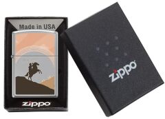 Zippo Cowboy Lasso Dizayn Çakmak