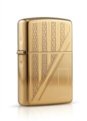 Zippo Golden Grid Panel Dizayn Çakmak