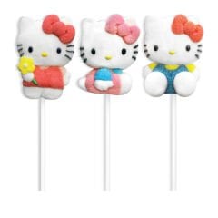 Relkon Orjinal Lisanslı Hello Kitty Marshmallow Lolipop 45 Gr (12 Adet)