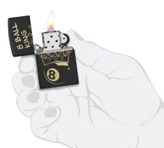 Zippo Rüzgar çakmağı - Oyun Tasarımı - Doldurulabilir - Hediye Kutusu - Metal - ABD'de Üretilmiştir