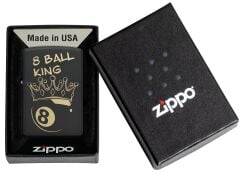 Zippo Rüzgar çakmağı - Oyun Tasarımı - Doldurulabilir - Hediye Kutusu - Metal - ABD'de Üretilmiştir