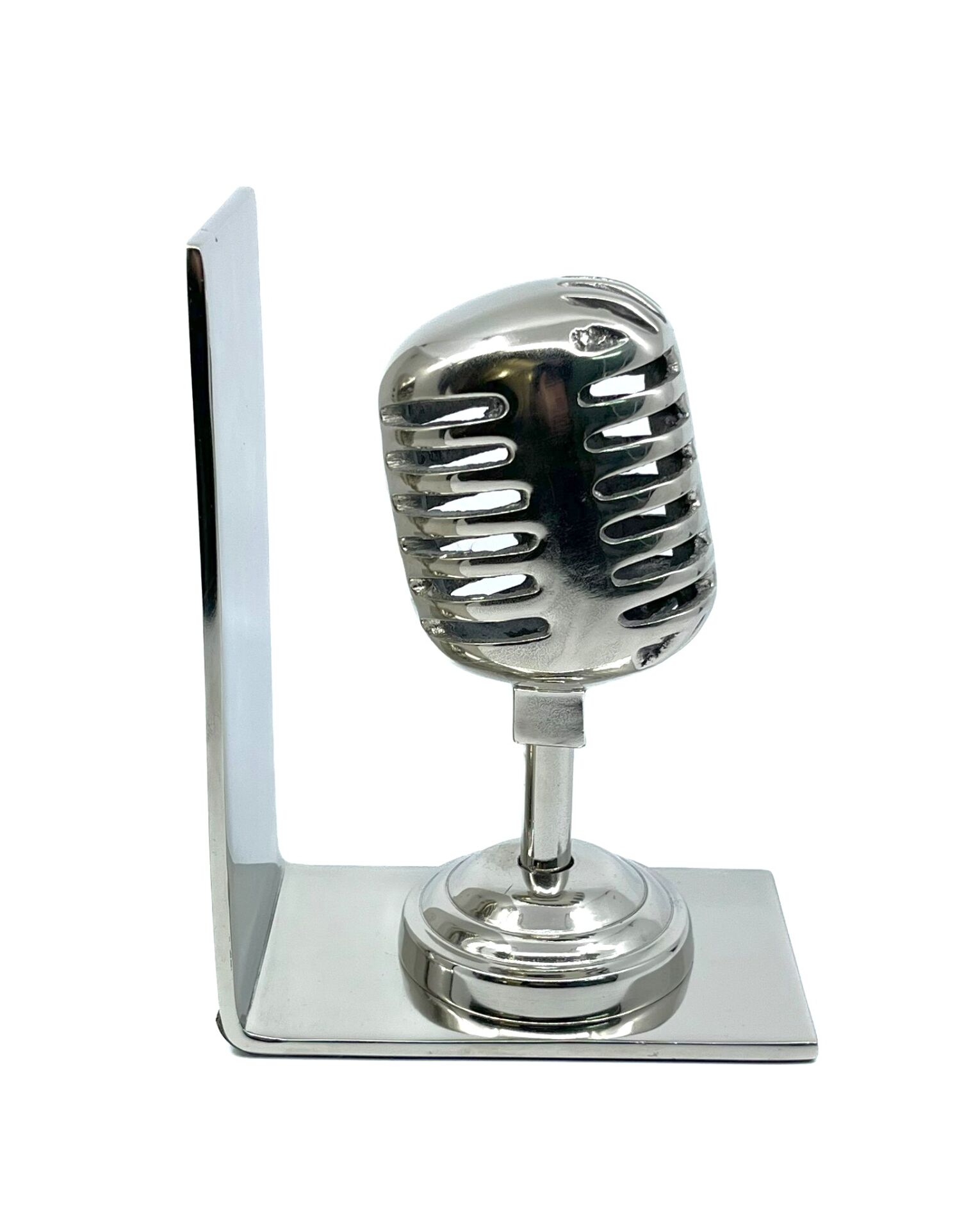 Retro Mikrofon Kitap Tutucu - Kitap Stoperi