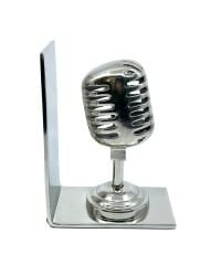 Retro Mikrofon Kitap Tutucu - Kitap Stoperi