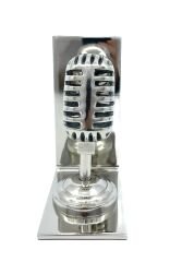 Retro Mikrofon Kitap Tutucu - Kitap Stoperi