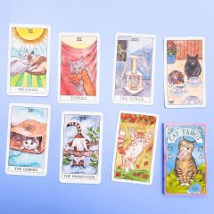 Cat Tarot 78 Cards - Kedi Tarot Kart Destesi