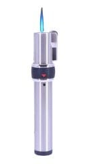 Zenit Çift Fonksiyonlu (Tek Torch Jet Alev - Soft Flame) Çakmak - Krom