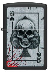 Zippo Skull Ace Of Spades Dizayn Çakmak
