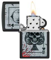 Zippo Skull Ace Of Spades Dizayn Çakmak