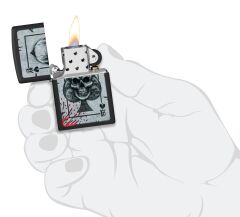 Zippo Skull Ace Of Spades Dizayn Çakmak