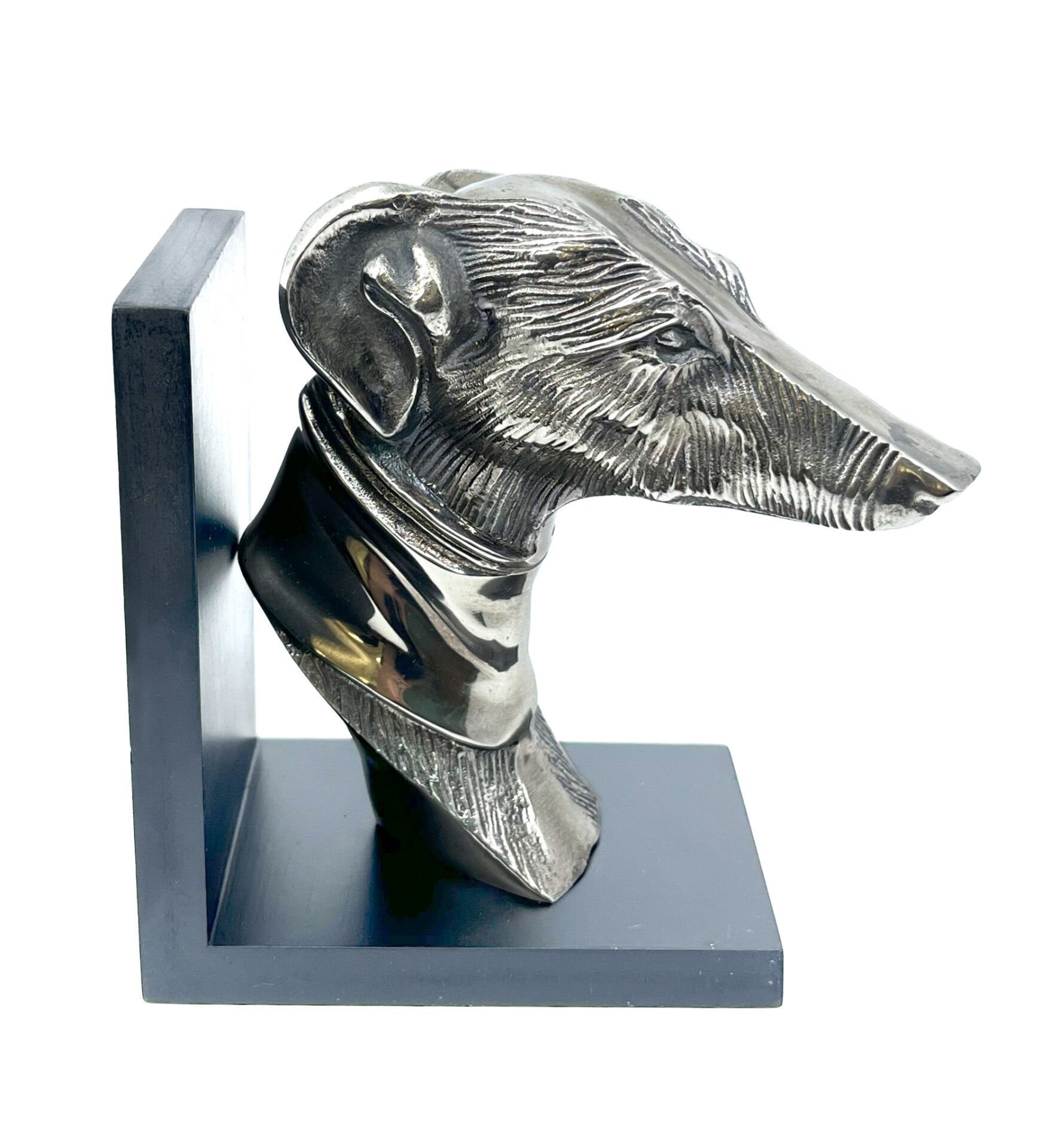 Vintage Köpek Greyhound/Tazı Kitap Tutucu - Kitap Stoperi