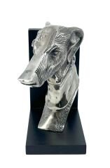 Vintage Köpek Greyhound/Tazı Kitap Tutucu - Kitap Stoperi