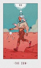 White Numen A Sacred Animal Tarot Kartı Metal Kutu