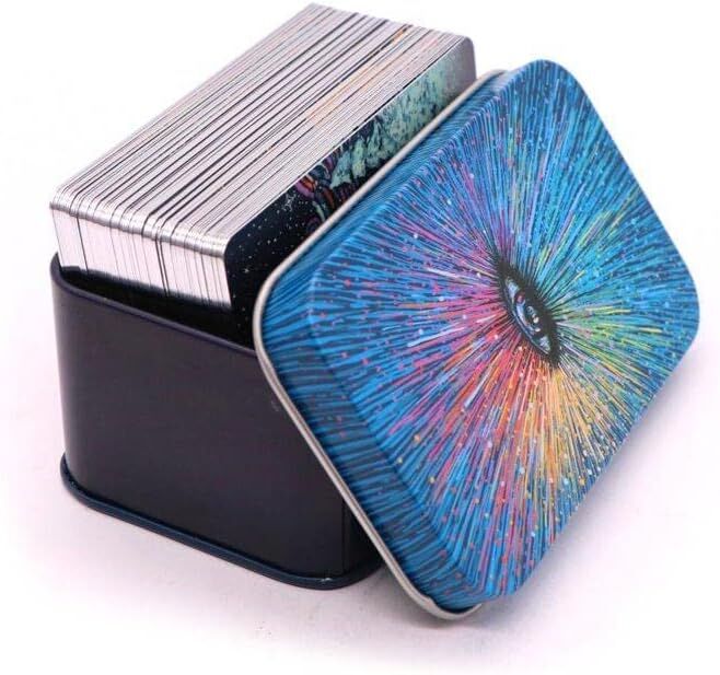 The Prisma Visions Tarot Deck Metal Kutu