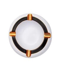 Dörtlü Porselen Puro Küllüğü - Beyaz