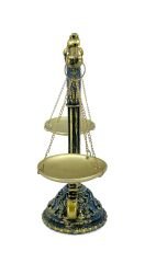 Masaüstü Çift Kefeli Terazi Biblo